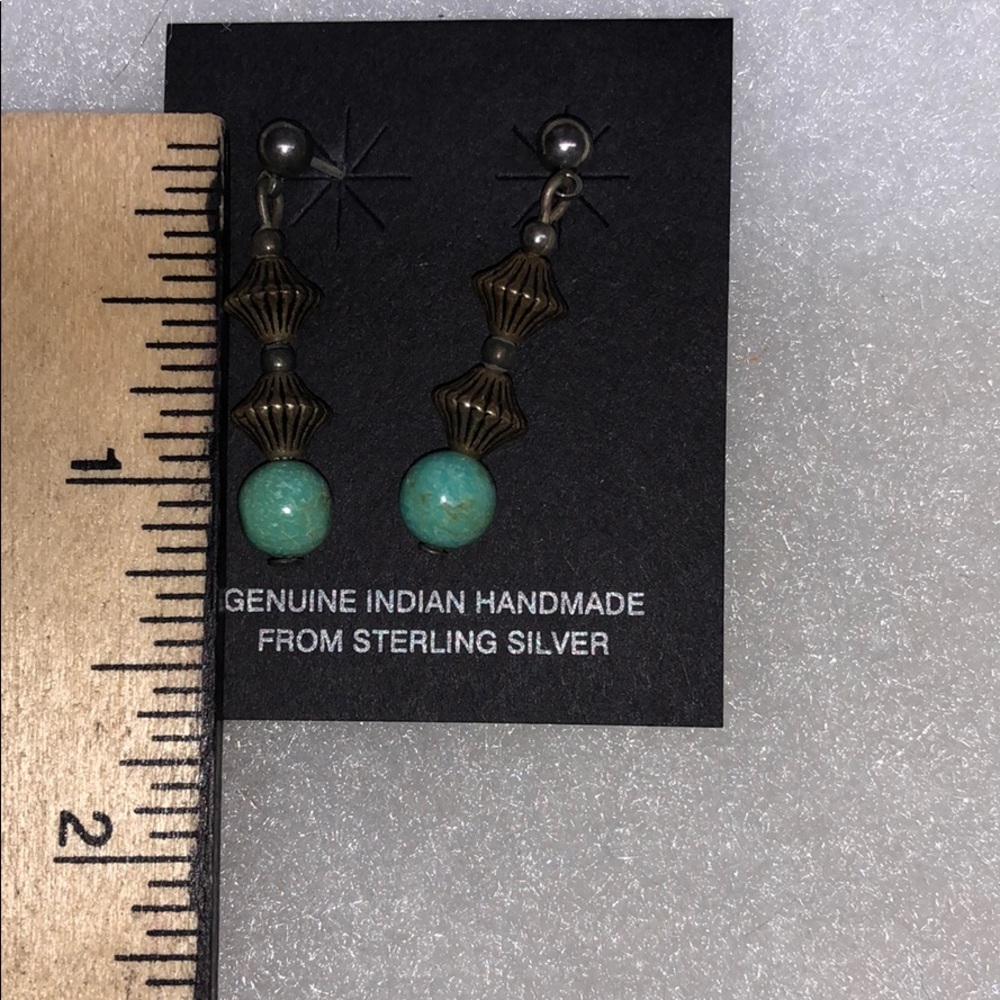 Vintage Navajo sterling silver earrings